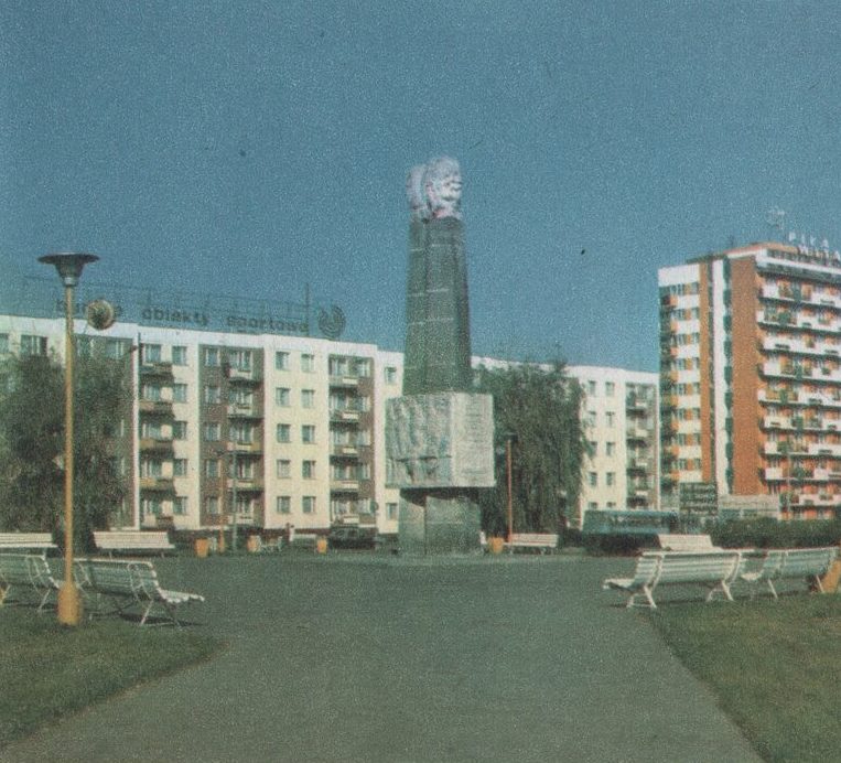 Millennium Monument area in Piła